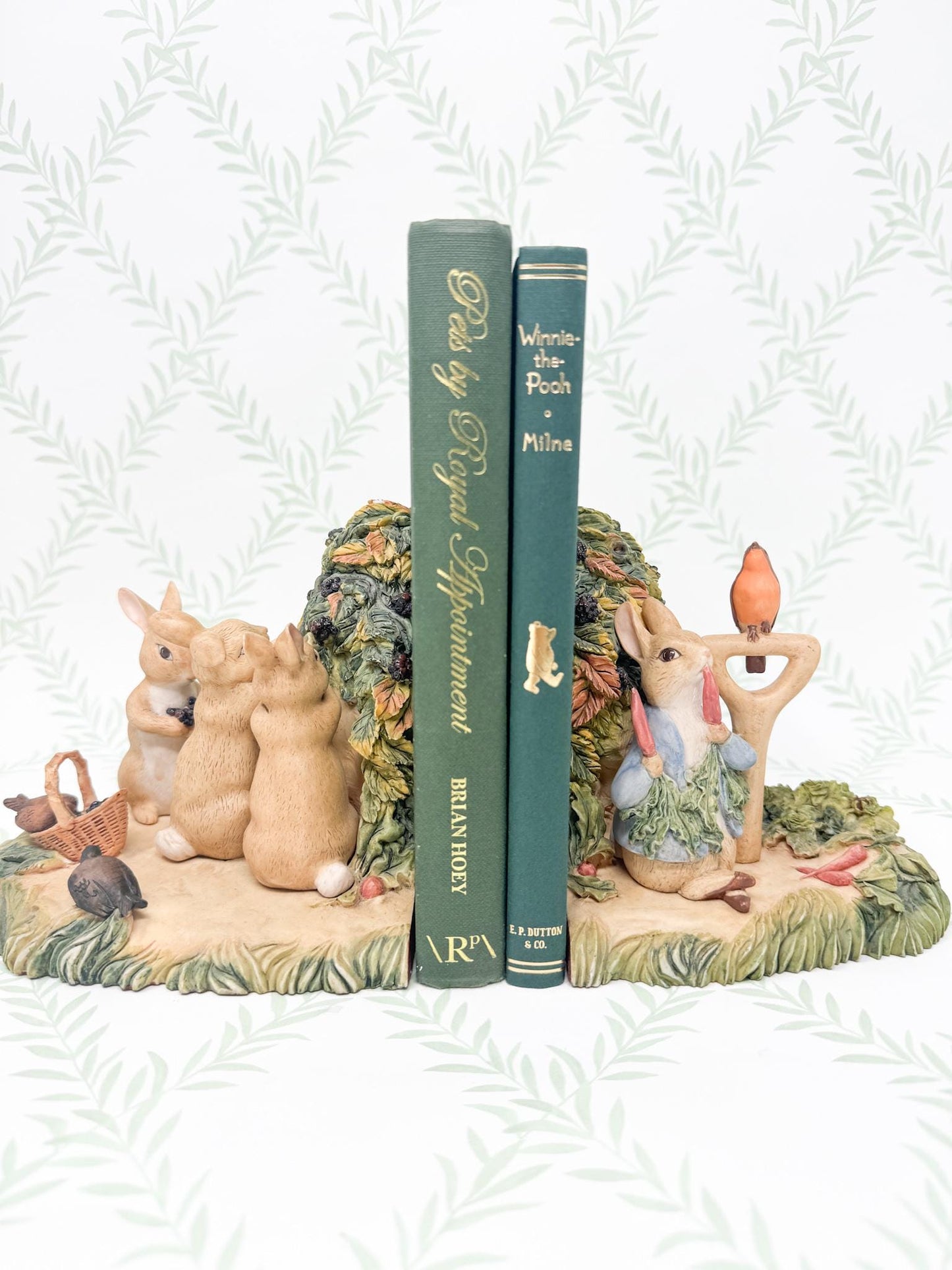 Vintage Peter Rabbit Charpente Bookends