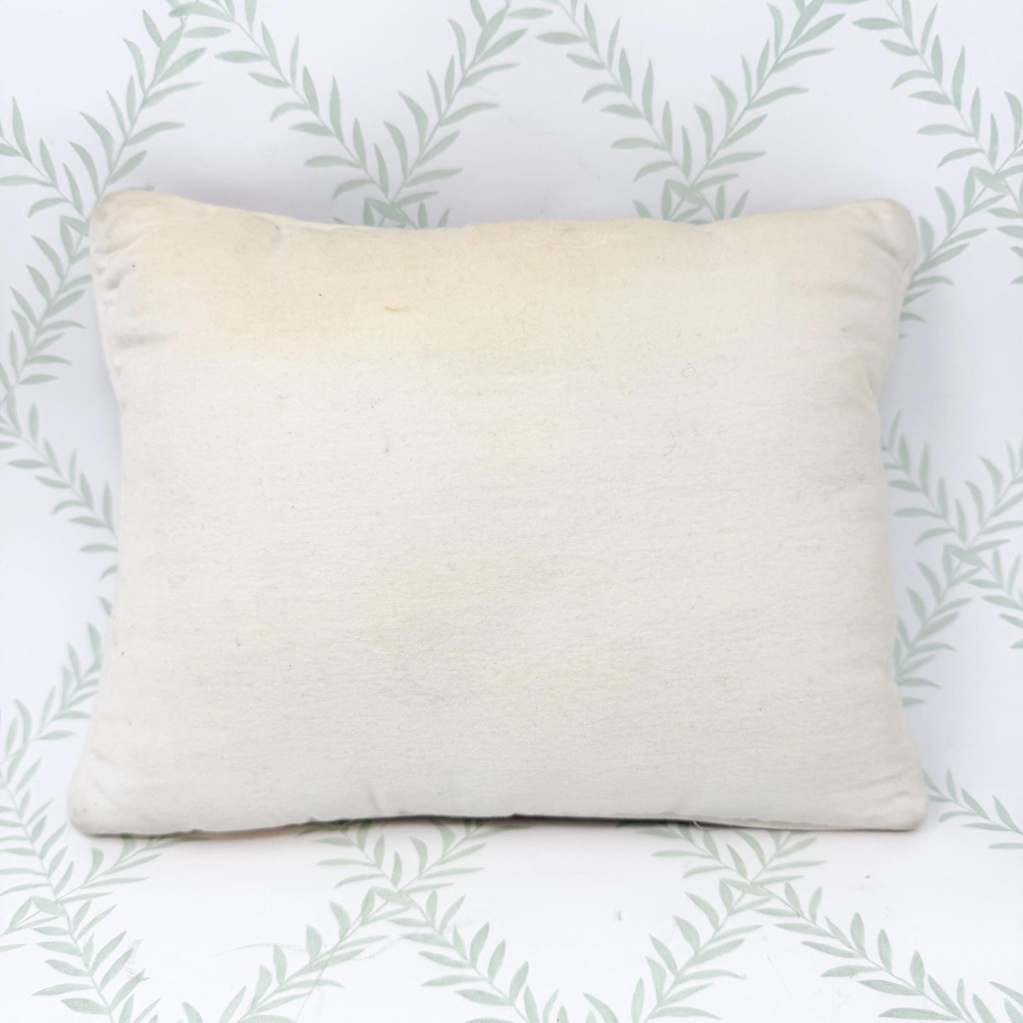 Vintage Needlepoint Pillow, Too Much Of A Good Thing Is Simply Wonderful