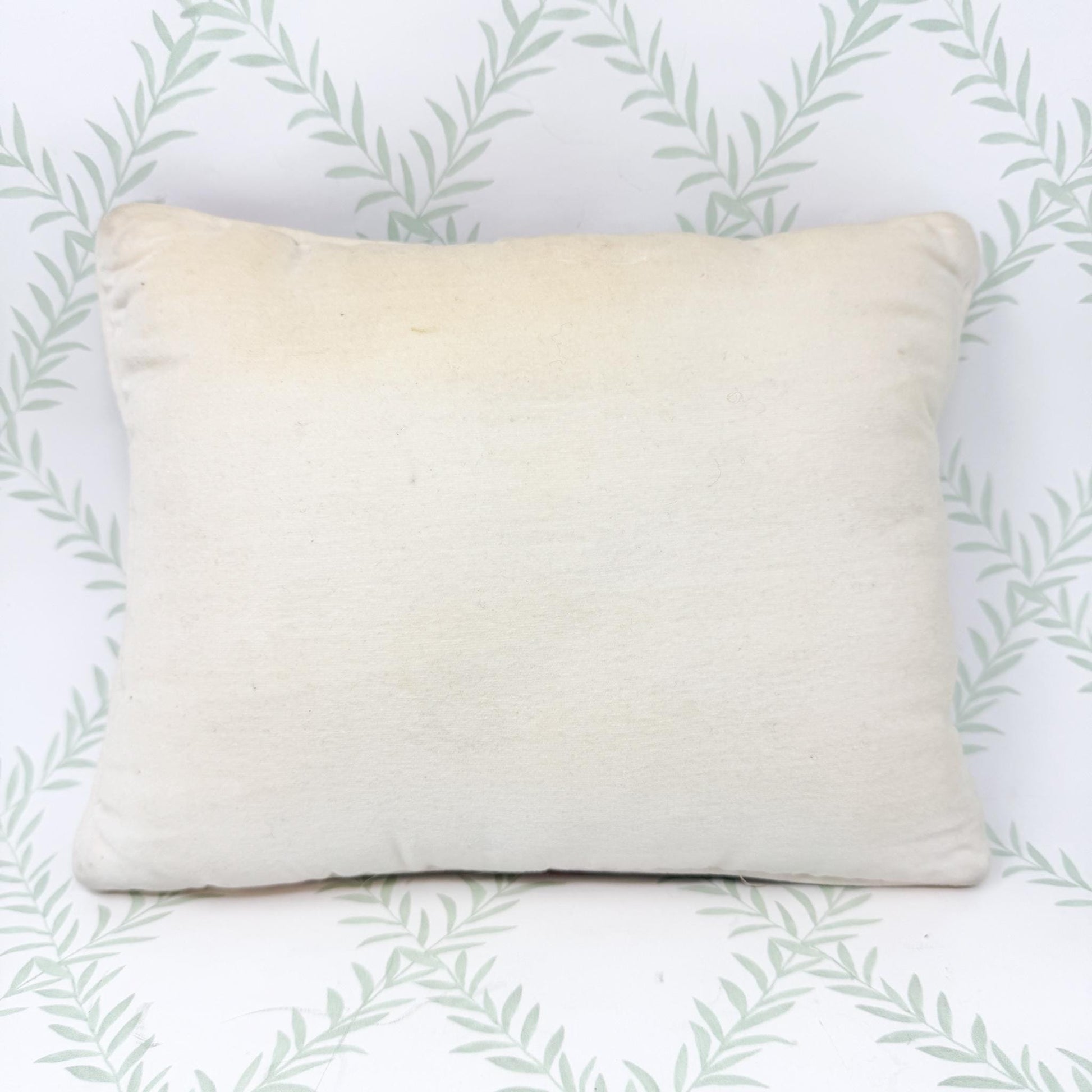 Vintage Needlepoint Pillow, Too Much Of A Good Thing Is Simply Wonderful