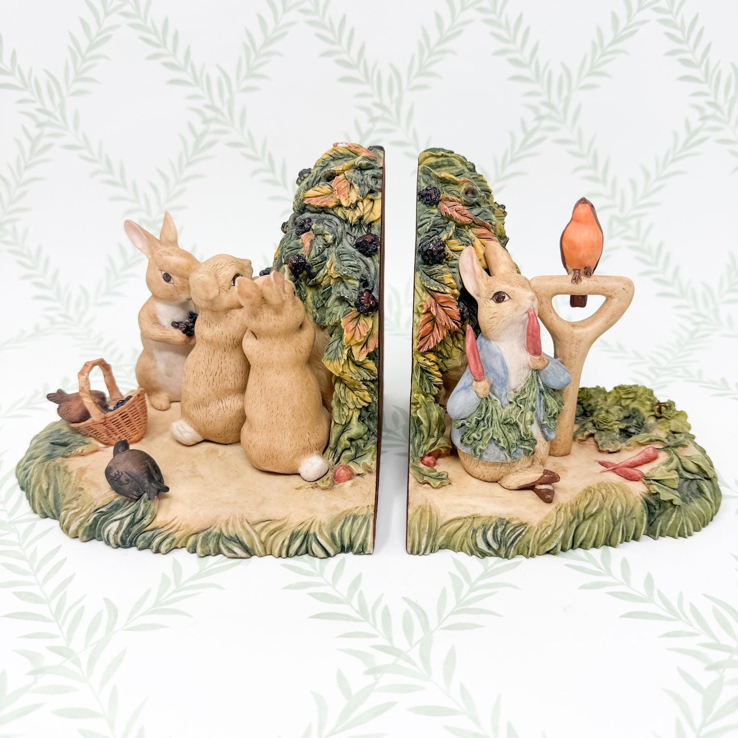 Vintage Peter Rabbit Charpente Bookends