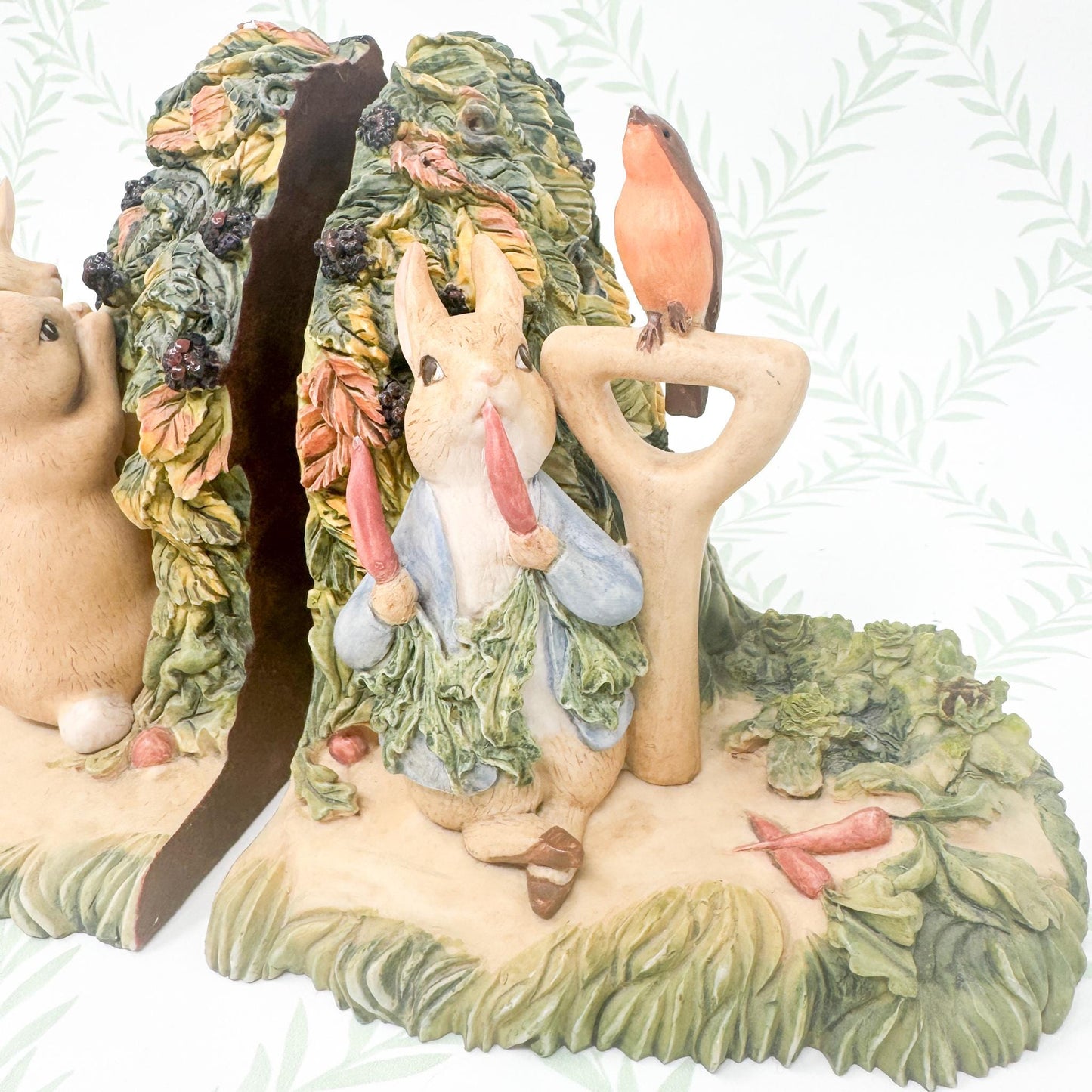Vintage Peter Rabbit Charpente Bookends
