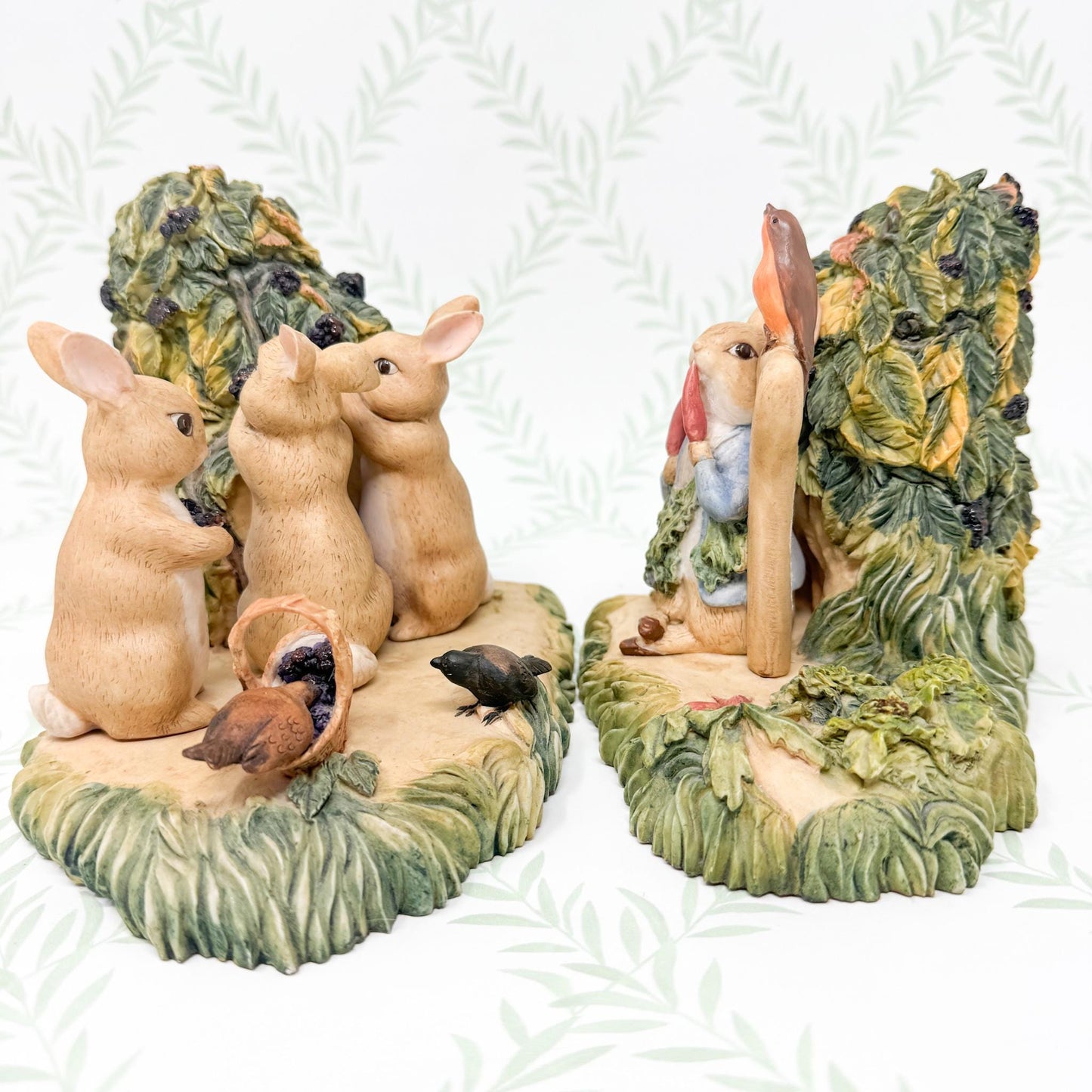 Vintage Peter Rabbit Charpente Bookends