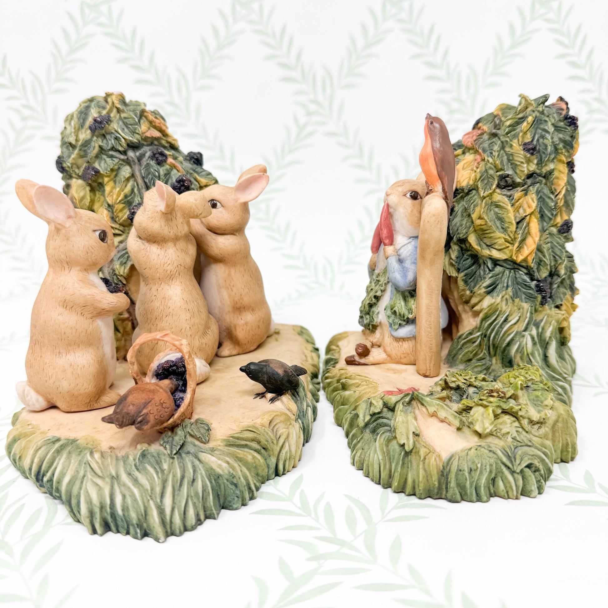 Vintage Peter Rabbit Charpente Bookends
