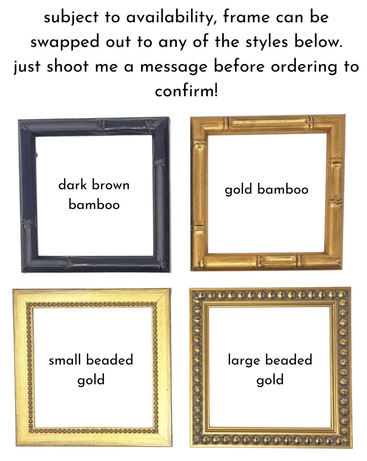 Framed Vintage Dog Cigarette Card c. 1952, Poodle