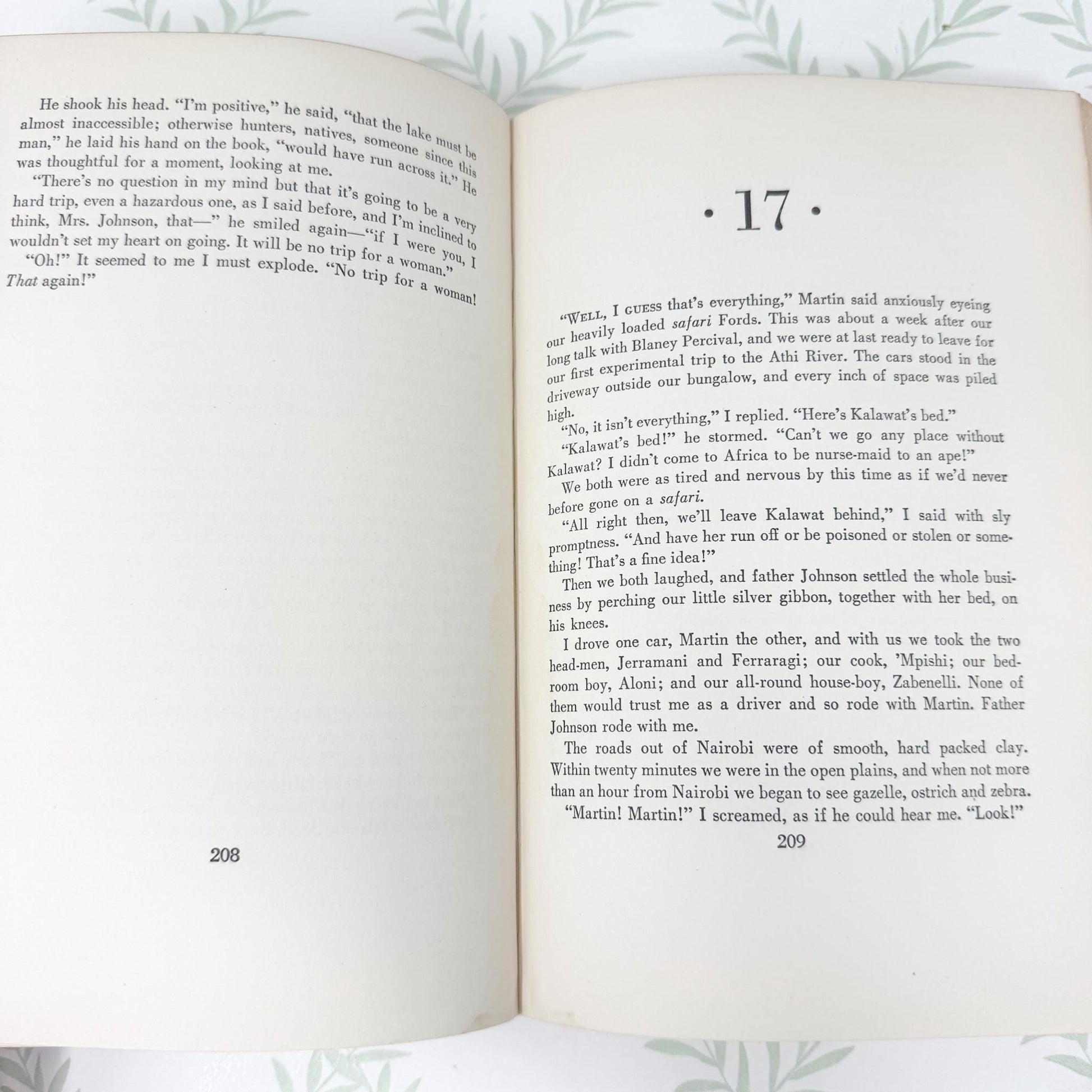 I Married Adventure by Osa Johnson, 1940 First Edition