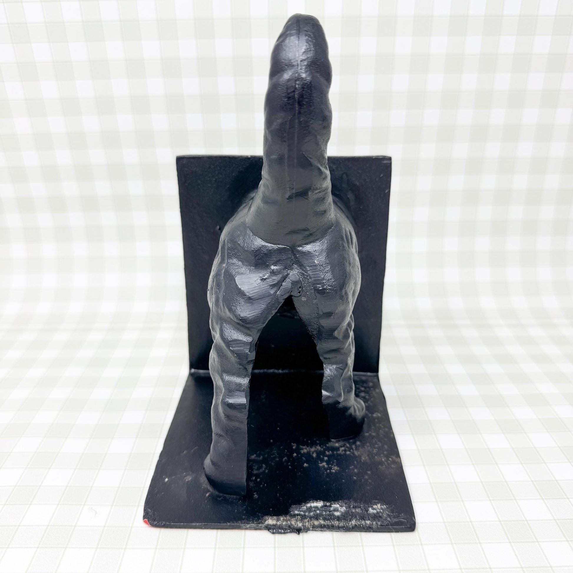 Vintage Cast Iron Dog Bookend