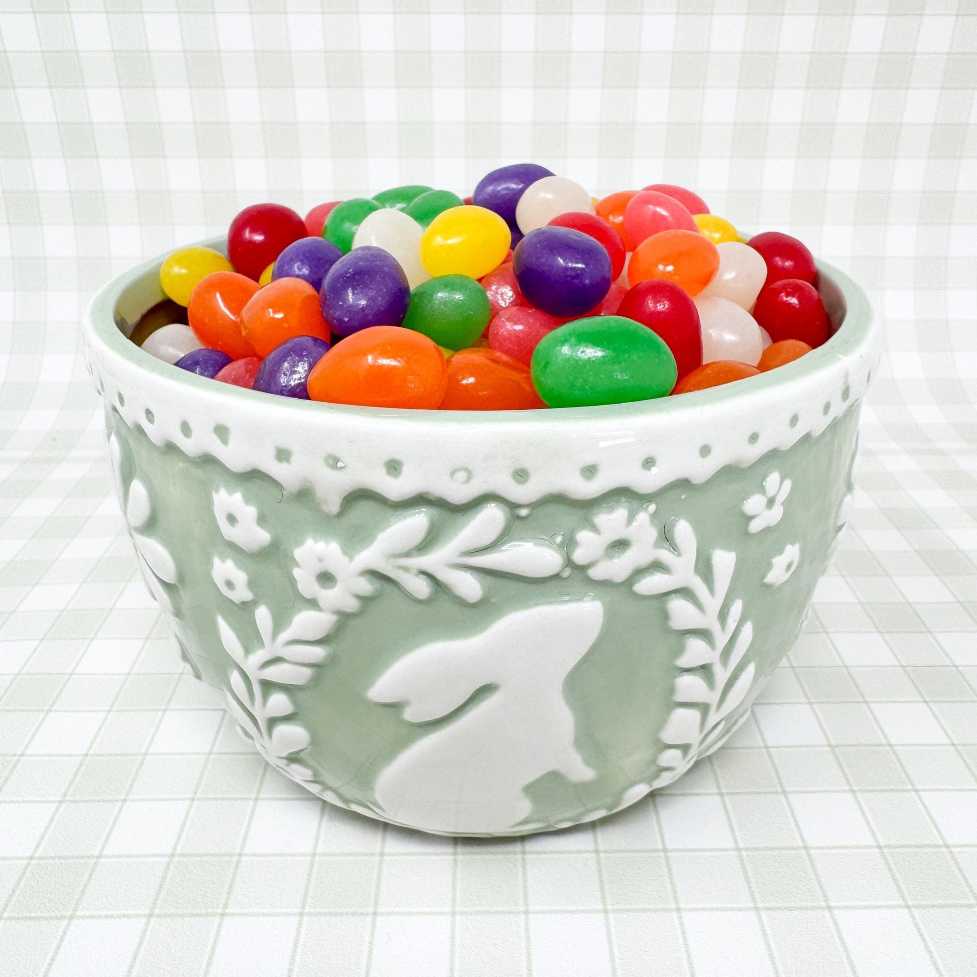 Green Easter Bunny Tidbit Bowl