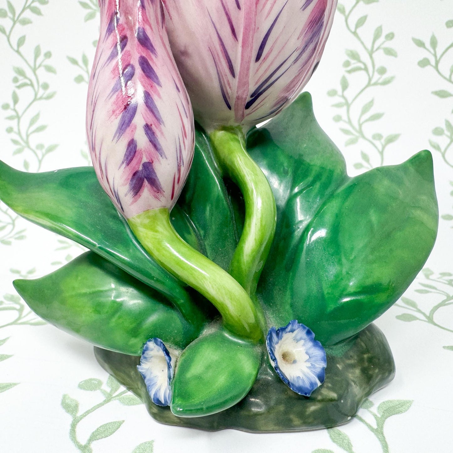 Vintage Mottahedeh Tulip Vase, Purple