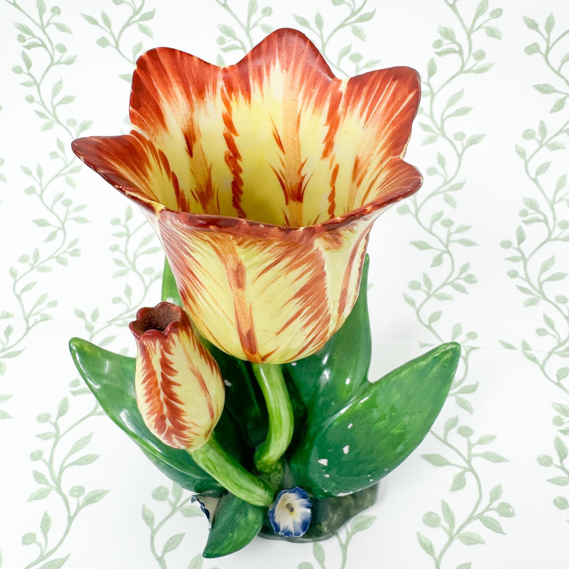 Vintage Mottahedeh Tulip Vase, Yellow #2