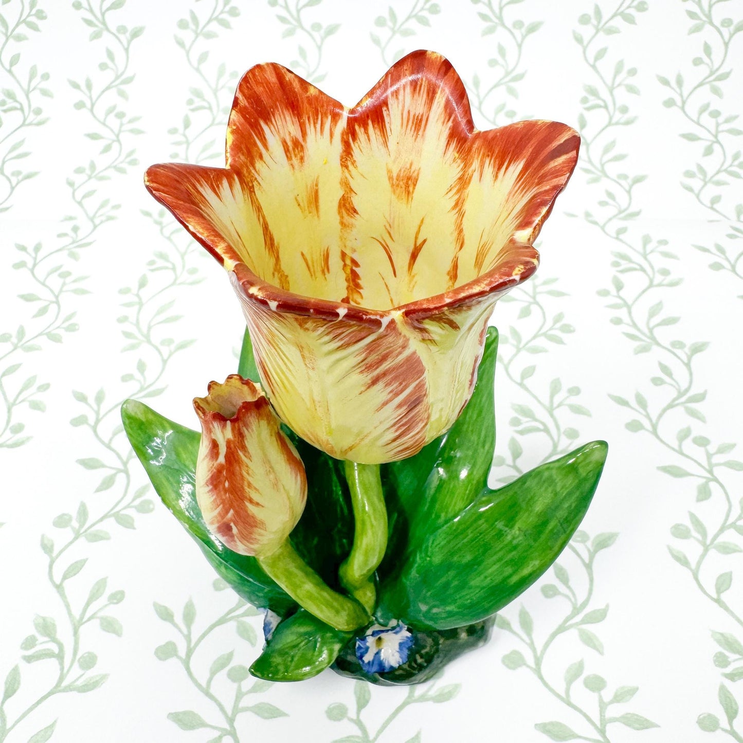 Vintage Mottahedeh Tulip Vase, Yellow #3