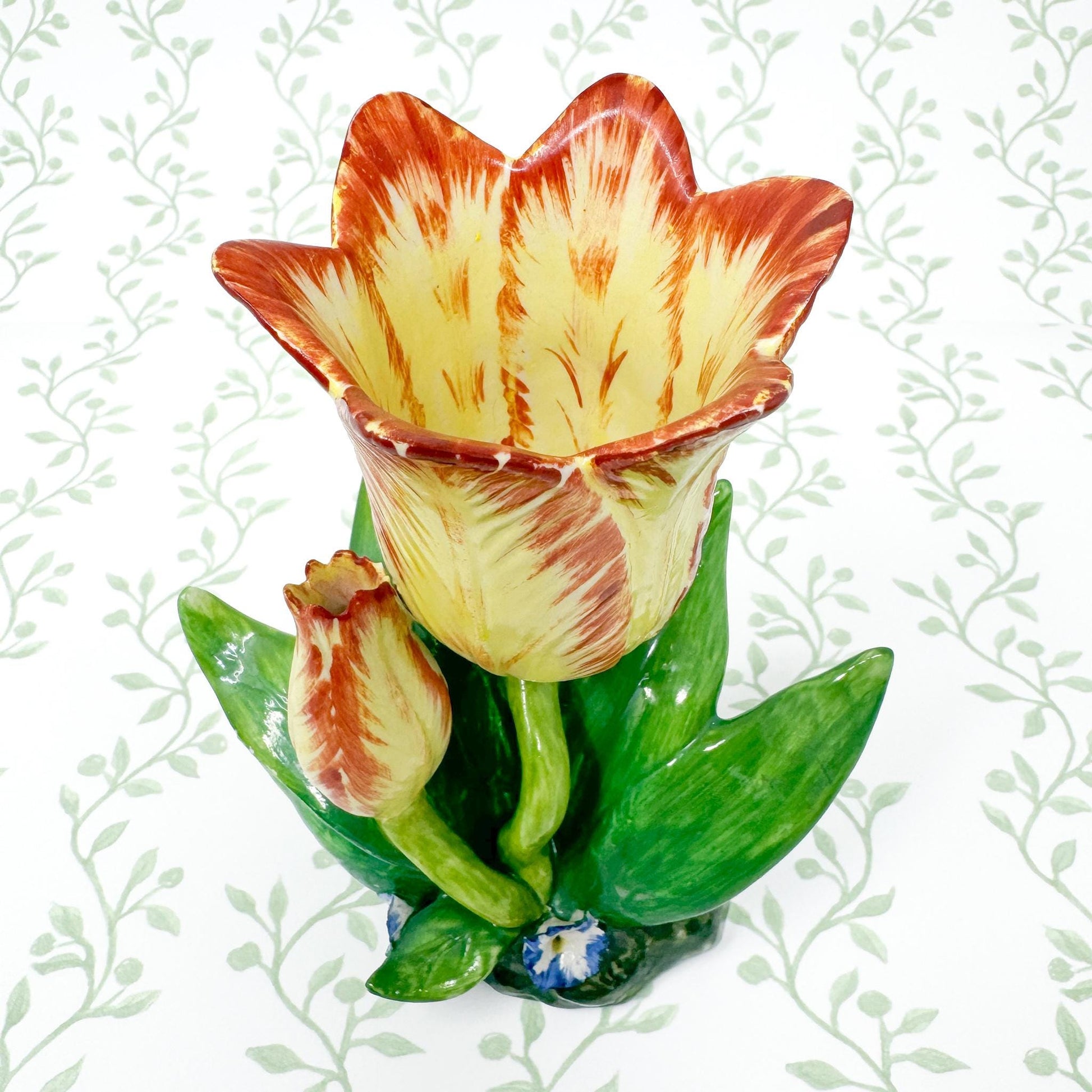Vintage Mottahedeh Tulip Vase, Yellow #3