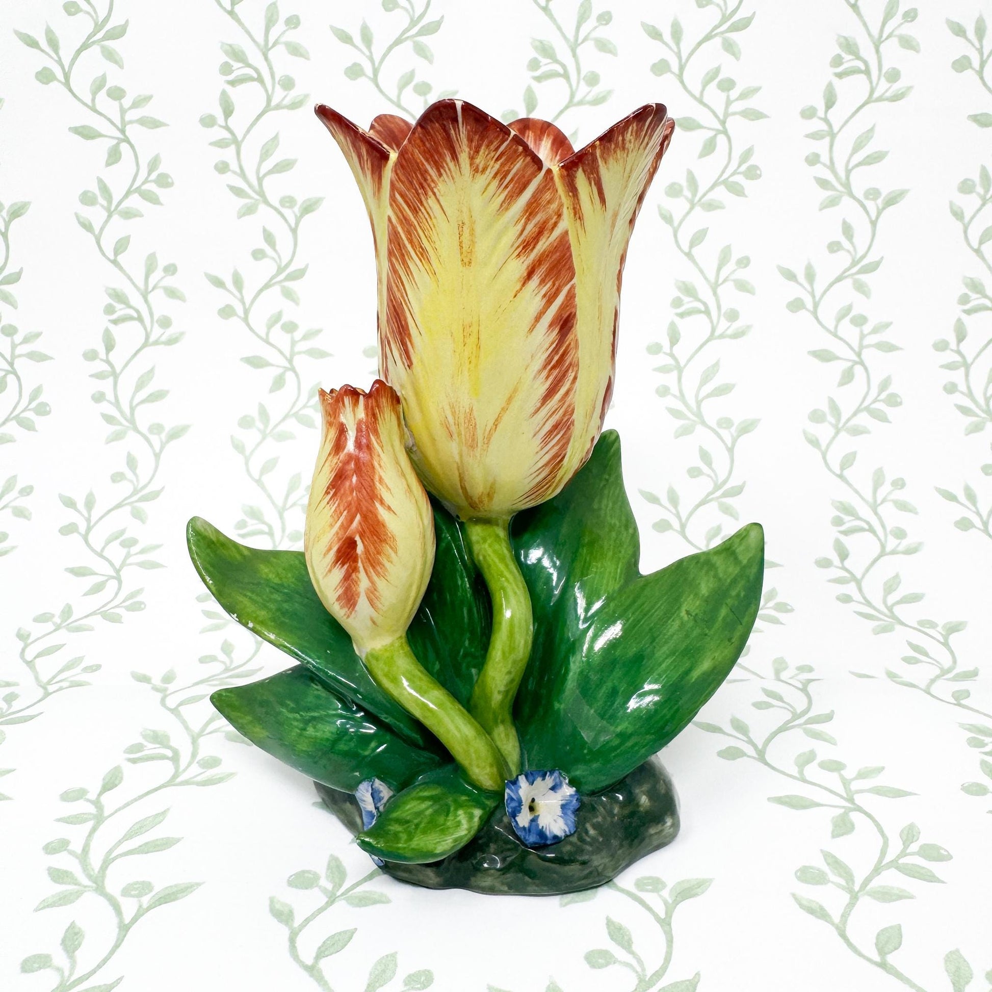 Vintage Mottahedeh Tulip Vase, Yellow #3