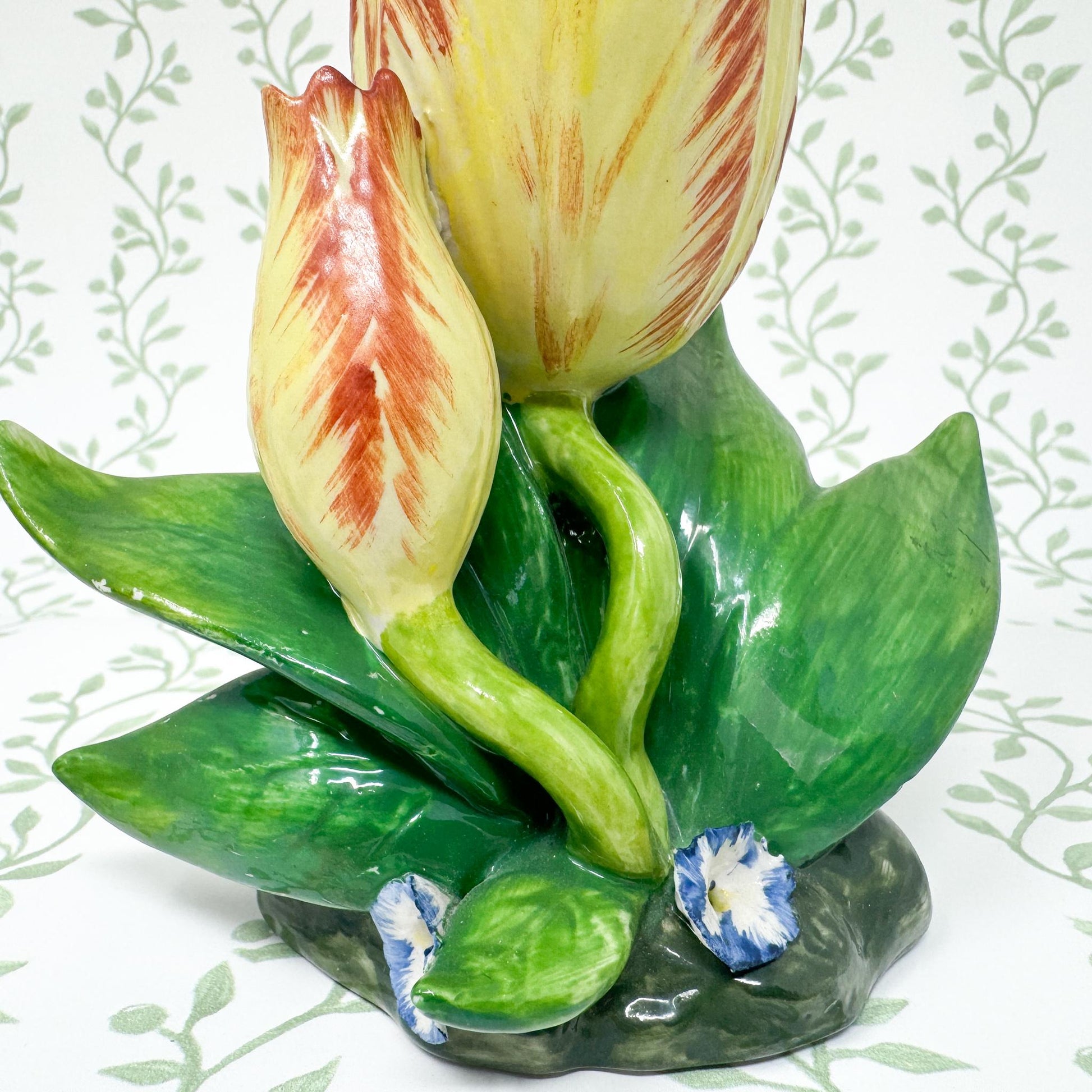 Vintage Mottahedeh Tulip Vase, Yellow #3