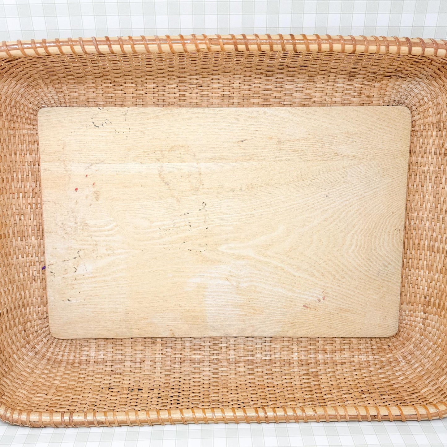 Vintage Nantucket Basket Serving Tray