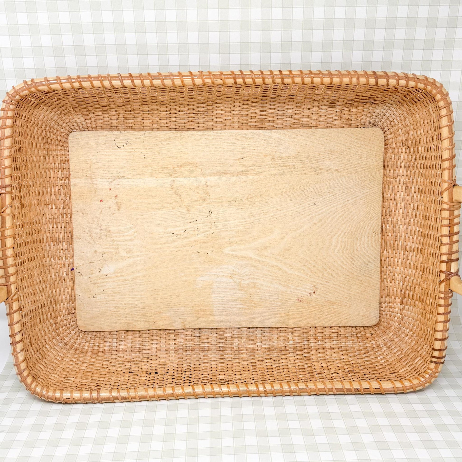 Vintage Nantucket Basket Serving Tray