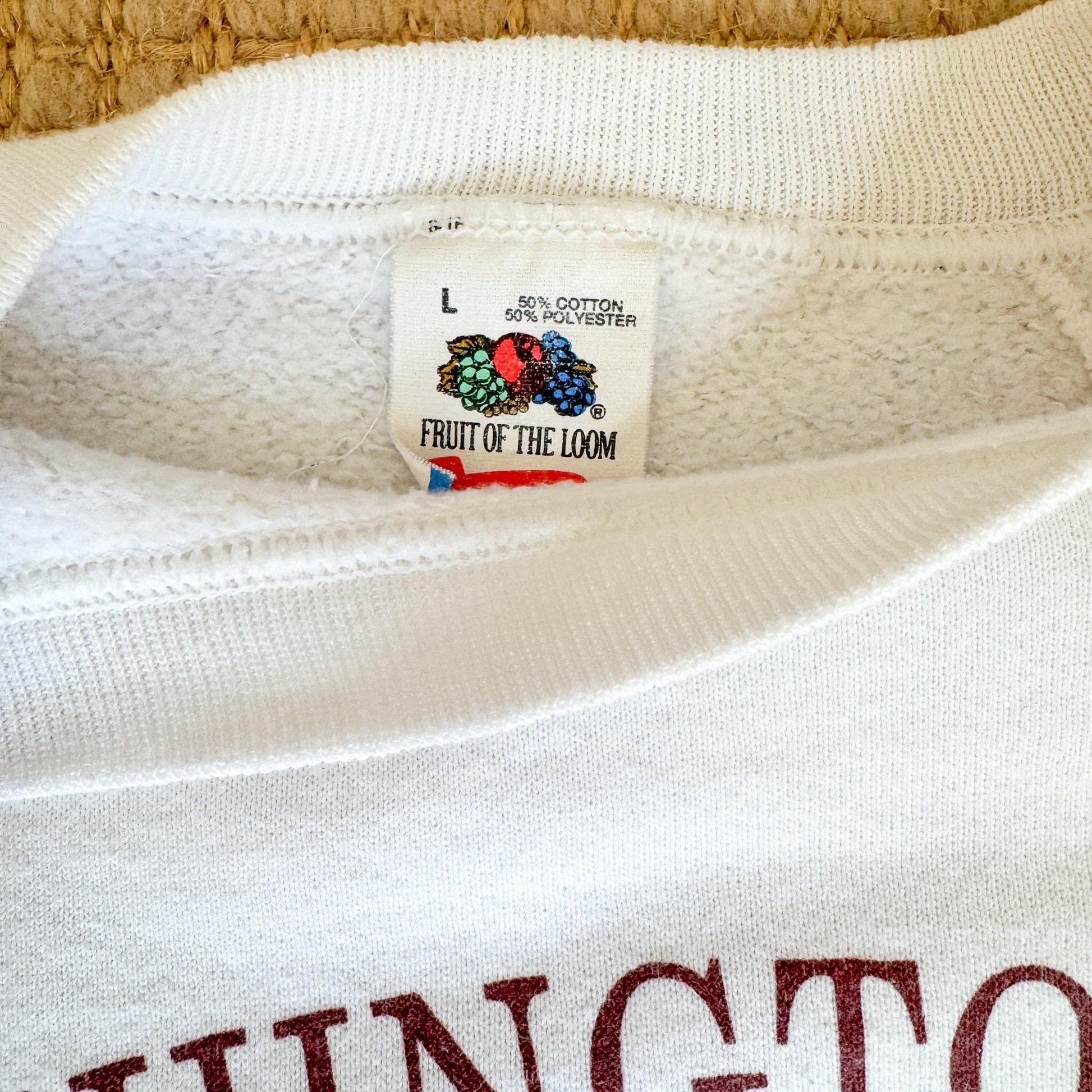 Vintage Washington DC Polo Club Crewneck Sweatshirt