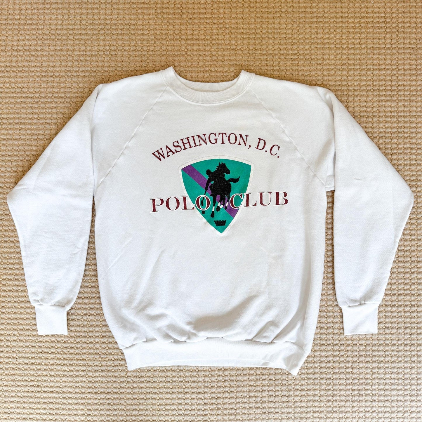 Vintage Washington DC Polo Club Crewneck Sweatshirt