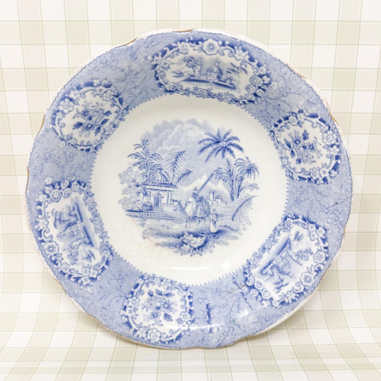 Antique Ridgway Oriental Staffordshire Bowl
