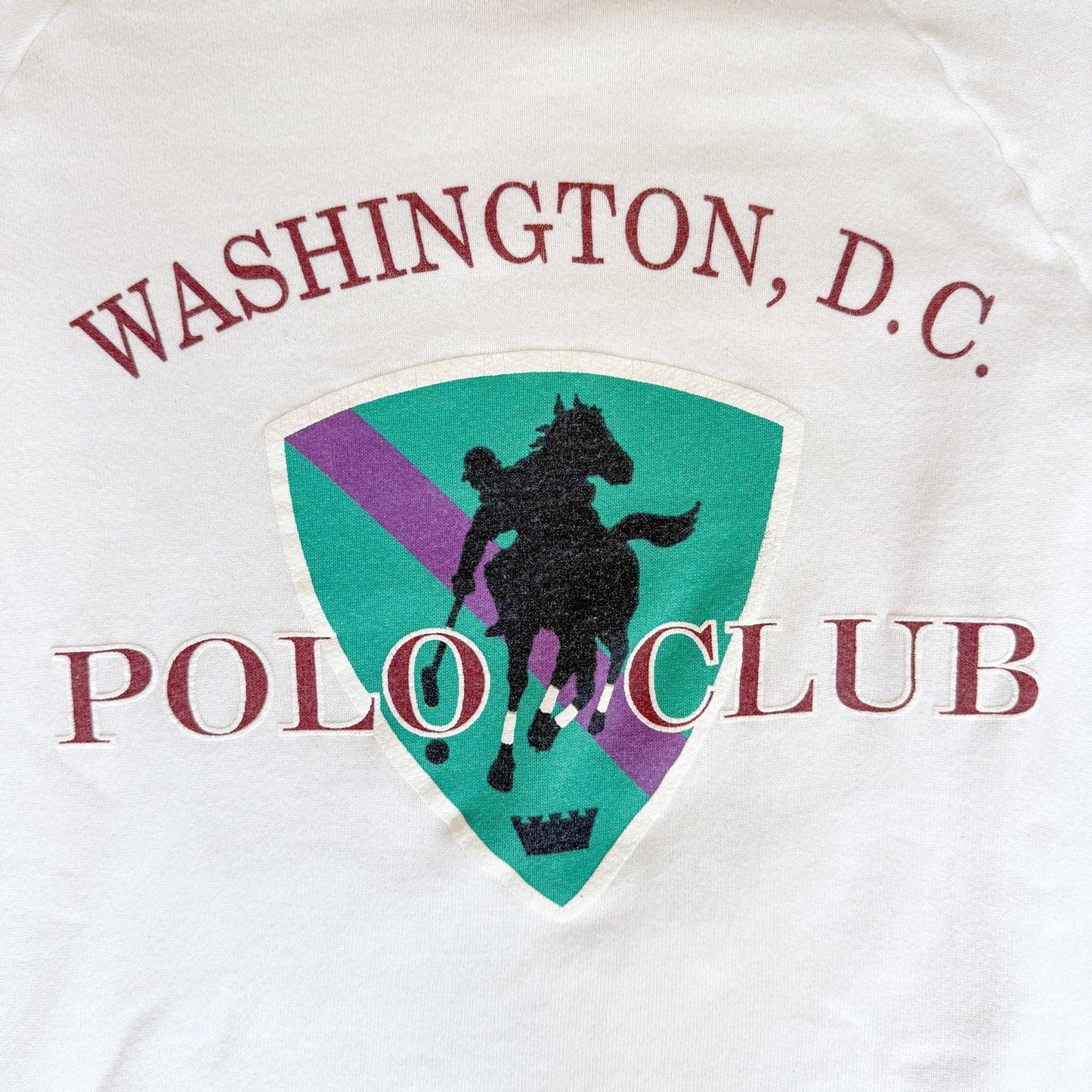 Vintage Washington DC Polo Club Crewneck Sweatshirt