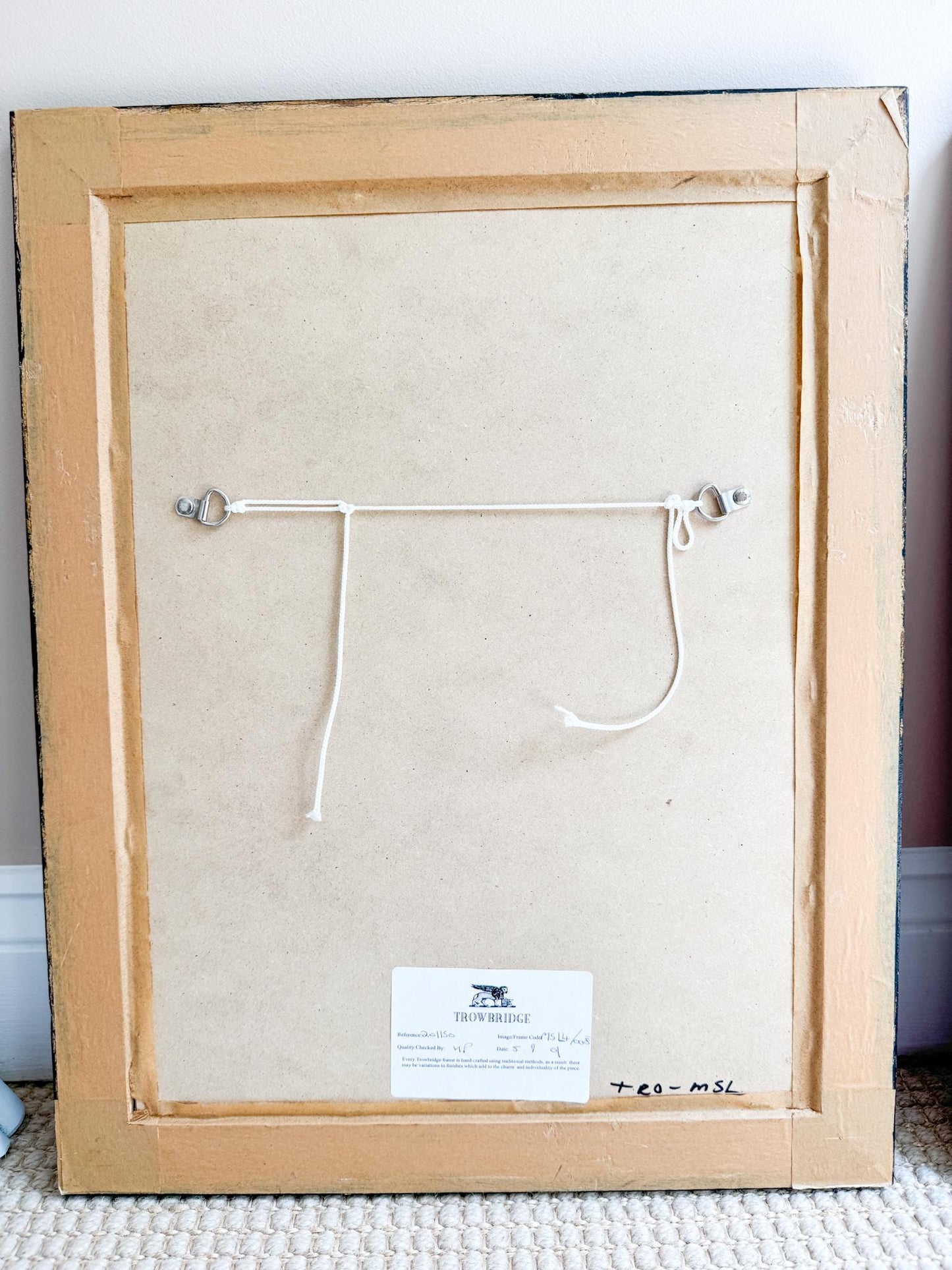 Framed Antique Floral Lithograph, c. 1771, Alliums