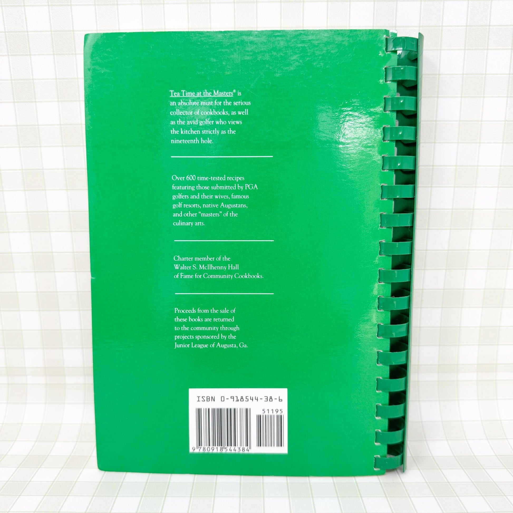 Vintage Tea-Time at the Masters Cookbook, Spiral Bound