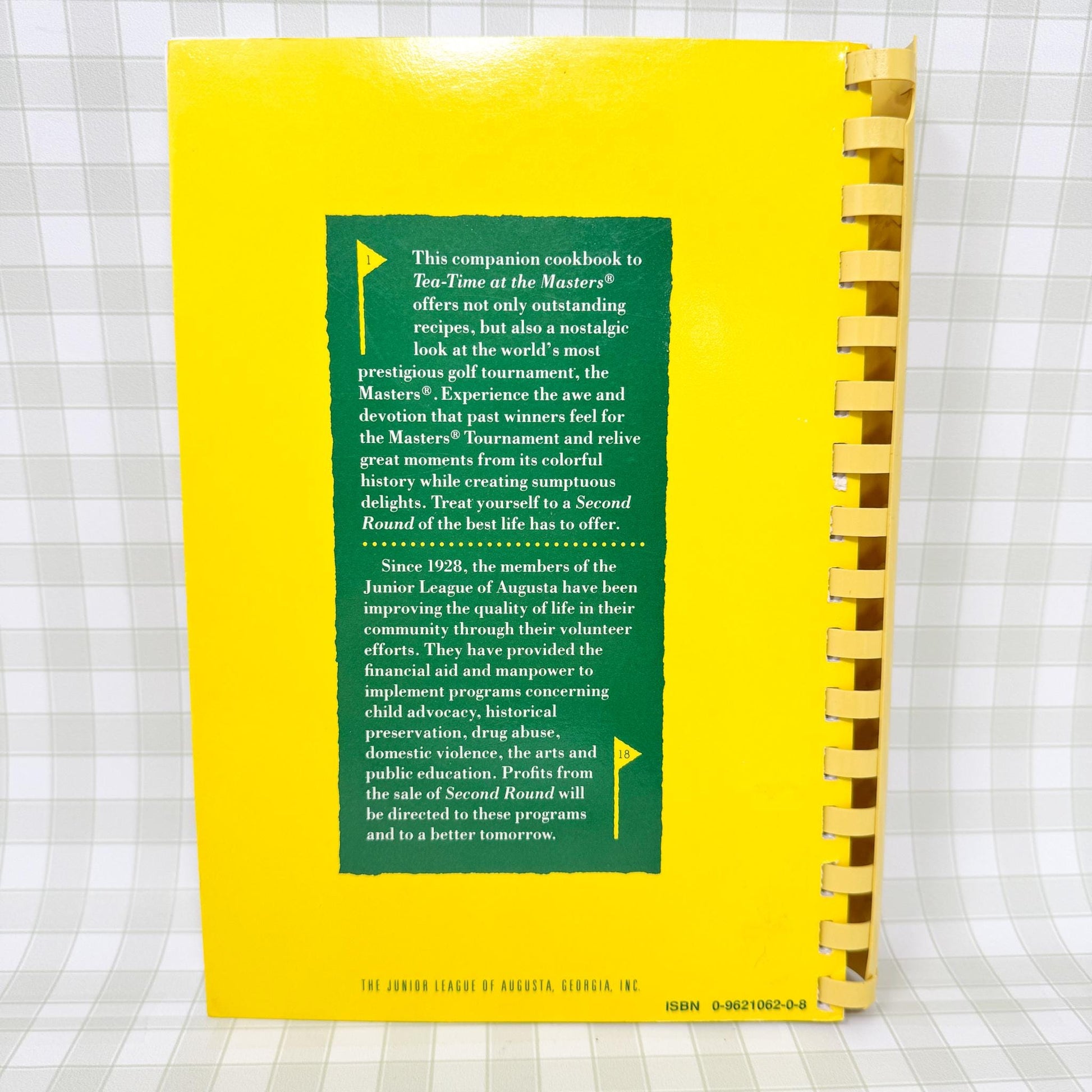 Second Round: Tea-Time at the Masters Cookbook, Spiral Bound