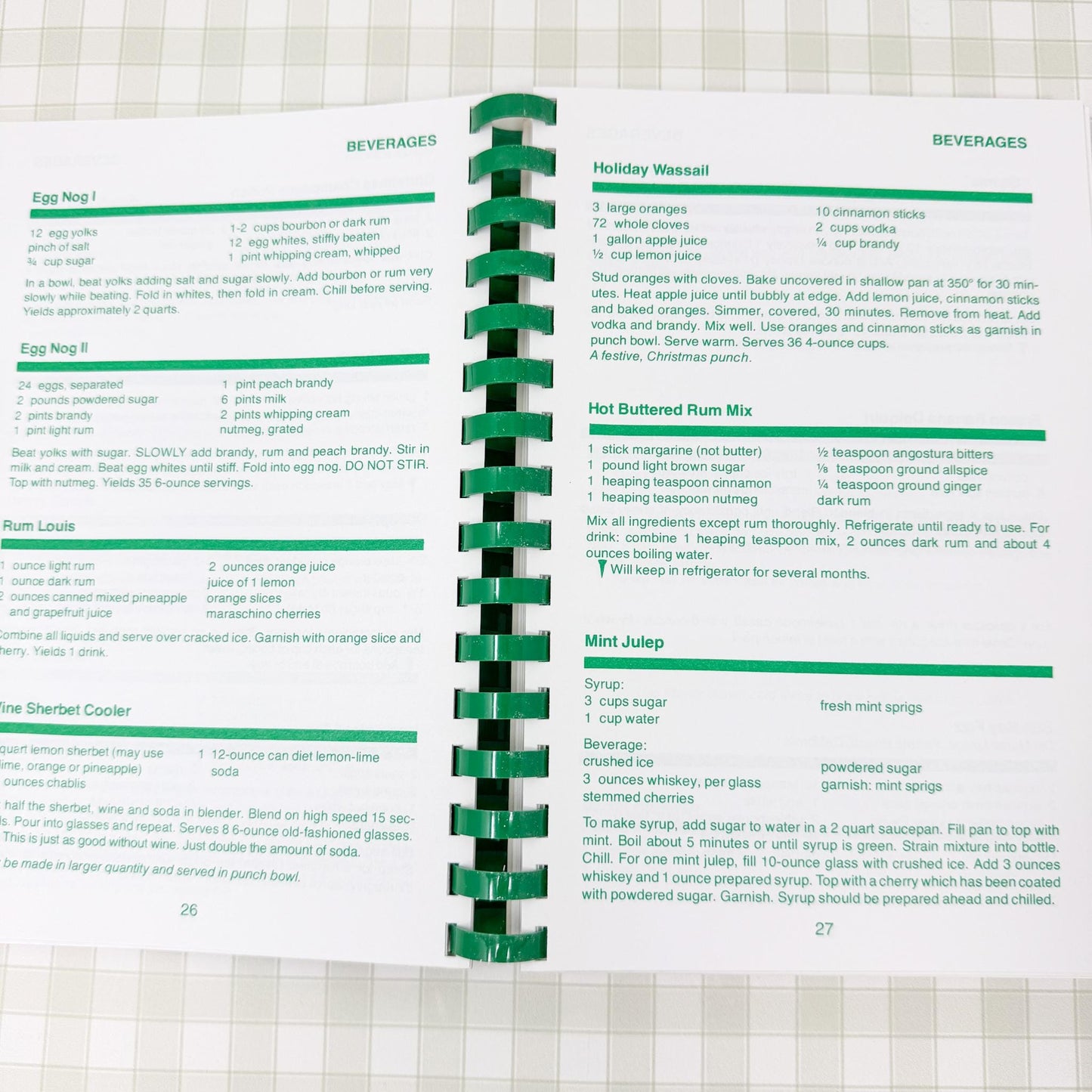 Vintage Tea-Time at the Masters Cookbook, Spiral Bound