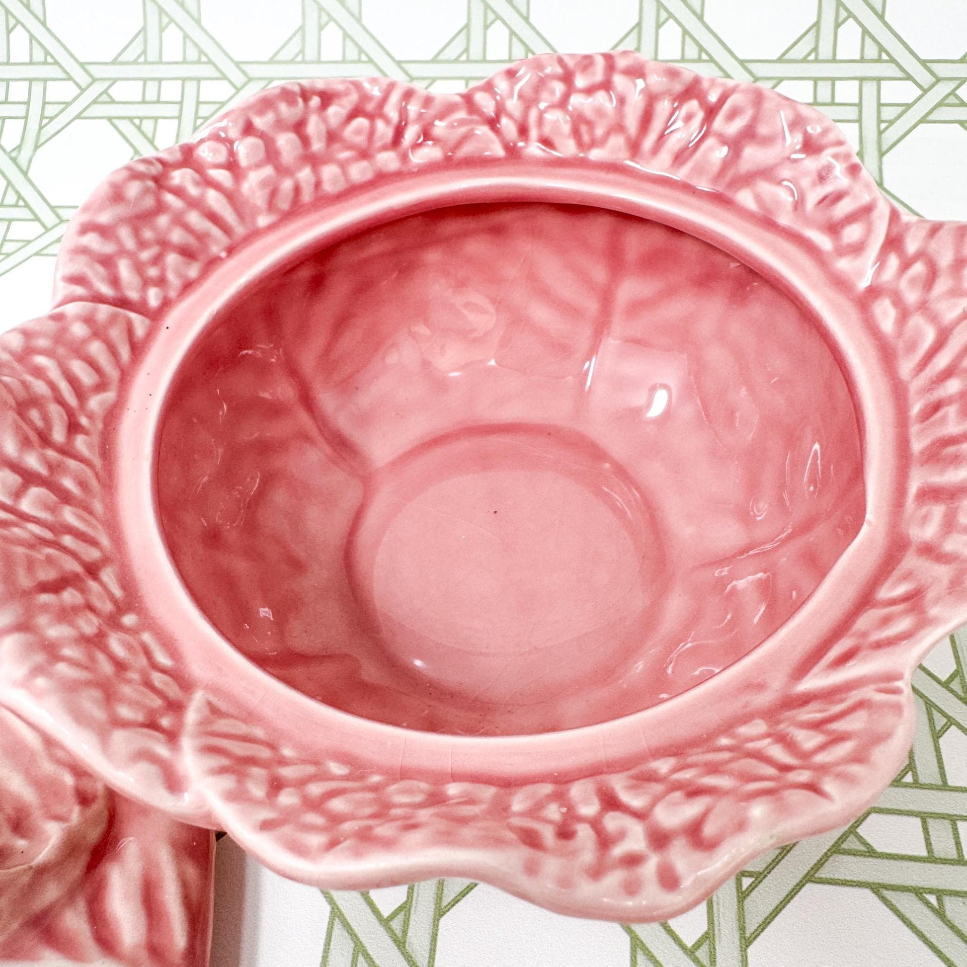 Bordallo Pinheiro Pink Cabbage 6" Tureen
