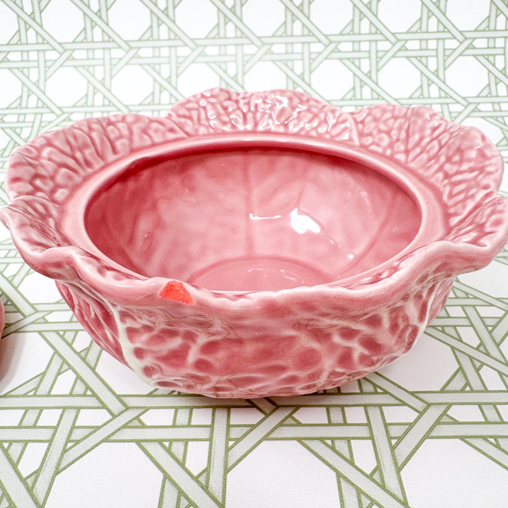 Bordallo Pinheiro Pink Cabbage 6" Tureen