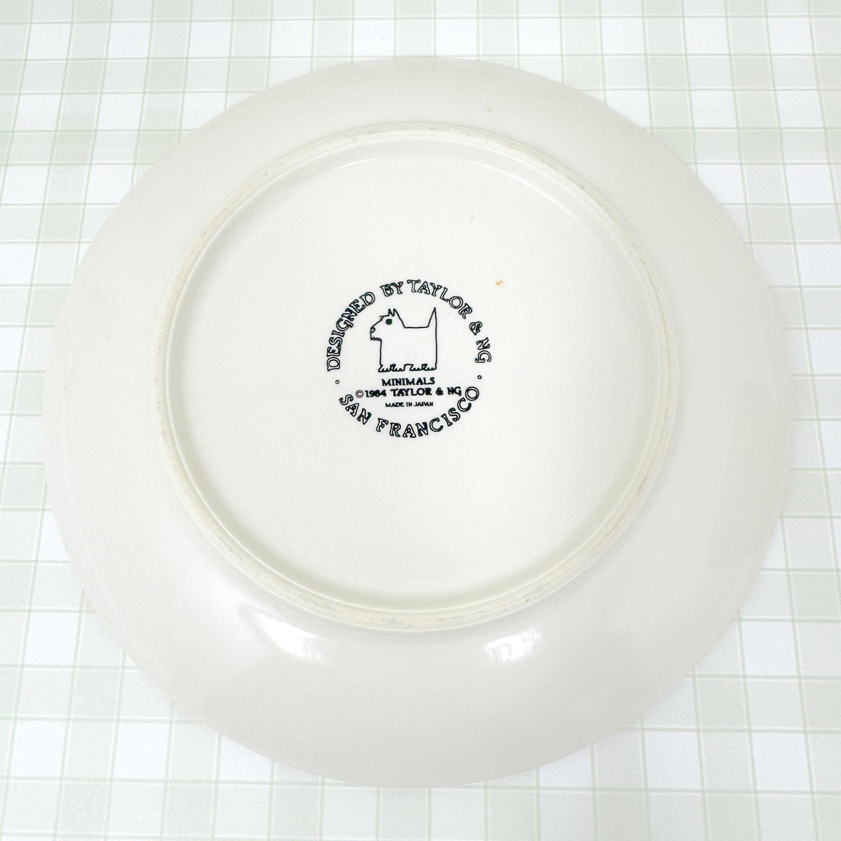 Vintage Scottish Terrier Bowl and Plate