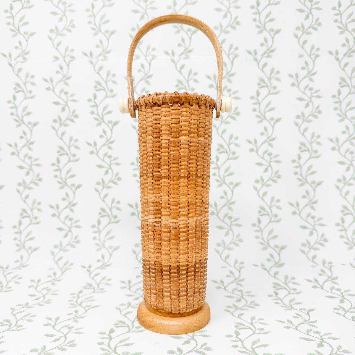 Vintage Standing Nantucket Style Basket
