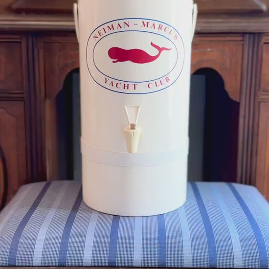 Vintage Neiman Marcus Yacht Club Beverage Dispenser