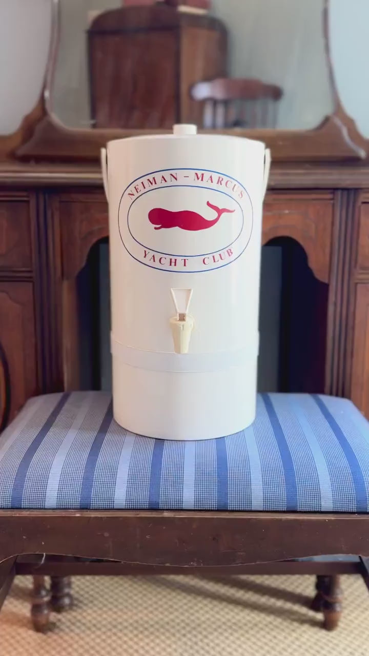 Vintage Neiman Marcus Yacht Club Beverage Dispenser