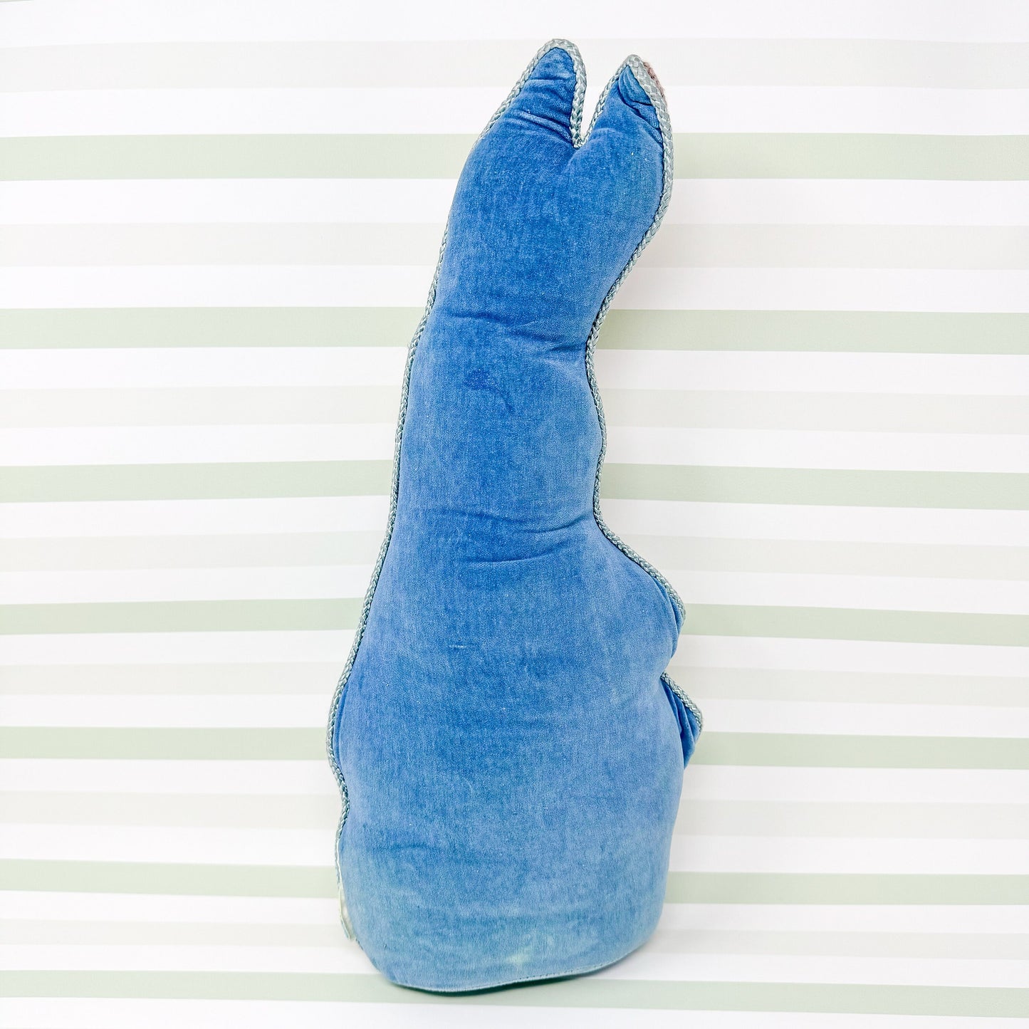 Vintage Peter Rabbit Needlepoint Pillow